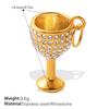 Stylish And Diverse Diy Pendant Stainless Steel Gold-Plated Diamond-Encrusted Freshwater Pearl Pendant Collection