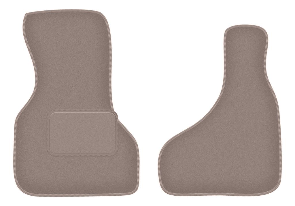 Béžové přední podlahové rohože pro: Dodávka Chevrolet Astro II (1995-2005)