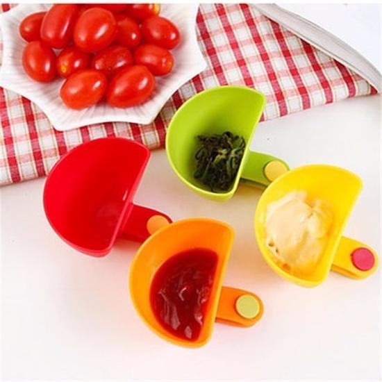 2ks Dip Clips Sada kuchyňských mís Nástroj Small Mishes Spice Clip