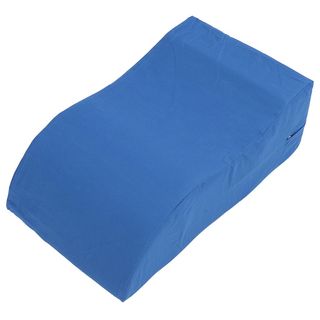 60x35x20cm Leg Wedge Pillow High Density Sponge Ergonomic S Shape Leg Rest Pillow for Sleeping Blue