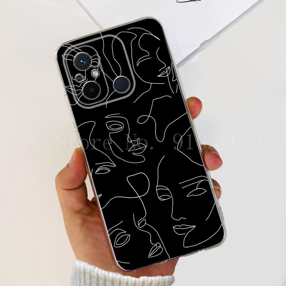 Für Xiaomi Redmi 12C Hülle Neue Mode Bemalte Abdeckung Silikon Weiches TPU Fundas Für Xiaomi Redmi 12C 12 C Redmi12C Handyhülle Coque