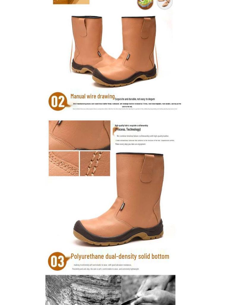 Paulovy boty: Pracovní boty s vysokým svrškem z pravé kůže - Odolné proti nárazu, propíchnutí, vysokým teplotám, opotřebení, uklouznutí, oleji, kyselinám a zásadám.
