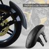 Universal Black Plastic Motorcycle Rear Wheel for Fender Splash Guard Rear Wheel Cover Splash Guard Mudguard with