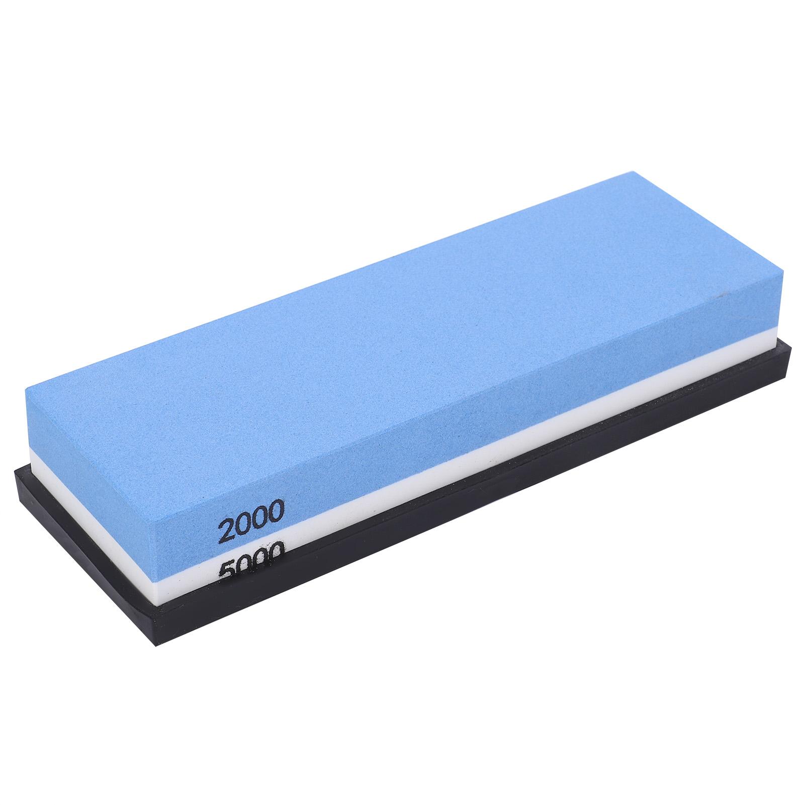 

Точильный камень для ножей Кухонный бытовой двухсторонний точильный камень с подставкой 2000 5000 грит