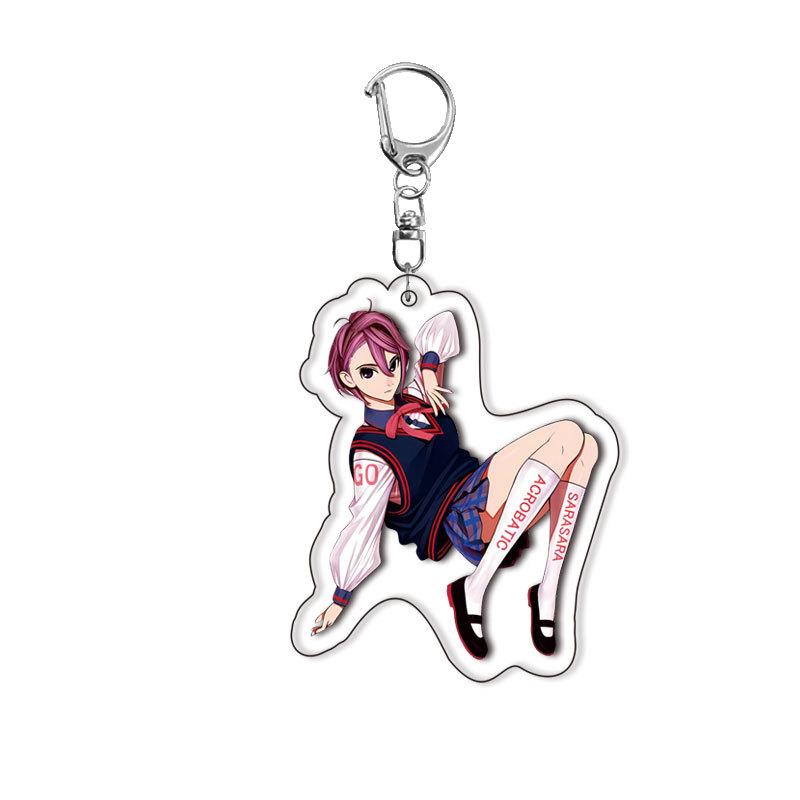 

Dandadan Ayase Momo Acrylic Keychain Anime Figures Takakura Ken Miko Cosplay Bag Pendant Keyring Jewelry Accessories Fans Gifts