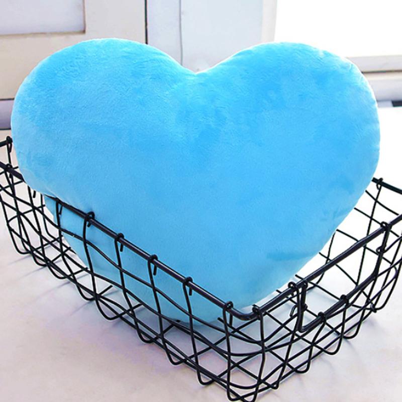 20/30Cm Heart Plush Toys Soft Cute Fuzzy Throw Pillow Toy Lovely Gift For Birthday Valentines Day Soft Stuffed Pillow