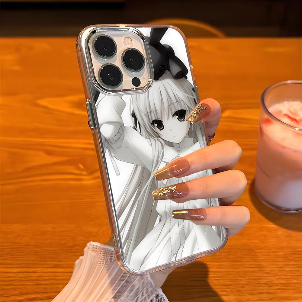 Y-Yosuga No Sora Phone Case For IPhone 17 Pro Max 16 15 14 Pro Max IPhone 13 Pro Max 11 Plus Transparent Cover