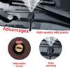 2 Pcs Car Universal Front Windshield Wiper Nozzle Jet Sprayer Kit Water Fan Spout Cover Washer Outlet Adjustment Kit