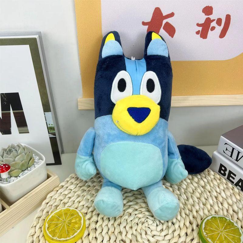17/28cm Bluey & Bingo Familie Plüschtiere - Cartoon Hund Kuscheltiere, Weiche Plüschpuppen, Perfekt für Geburtstags- & Weihnachtsgeschenke