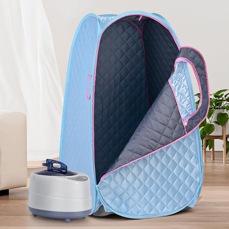 Household Sweating Steam Box Portable Foldable Steam Sauna Room Full Body 360 ° Steam Circulation Sweating Fumigation Set