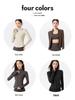 Fleece-Lined Women's Long Sleeve Yoga Jacket with Pockets - Slimming, Warm, and Ideal for Running