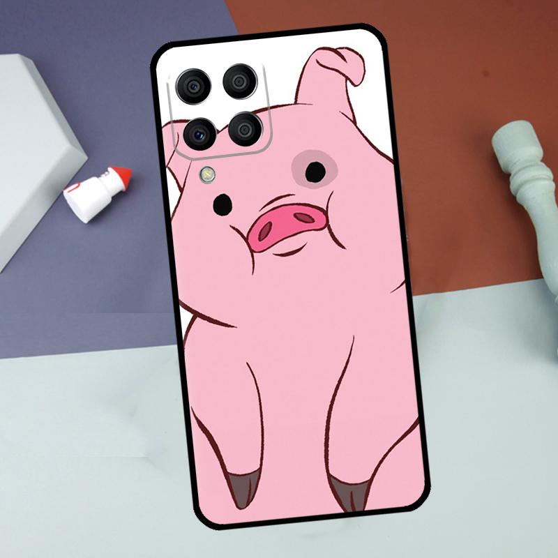 Cute Pink Pig For Samsung Galaxy M33 M20 M15 M35 M55 M14 M34 M54 M13 M23 M53 M31 M11 M32 M52 M06 M16 Case