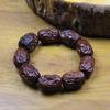 Handcrafted Thunderstruck Jujube Wood Prayer Bead Bracelet for Men and Women