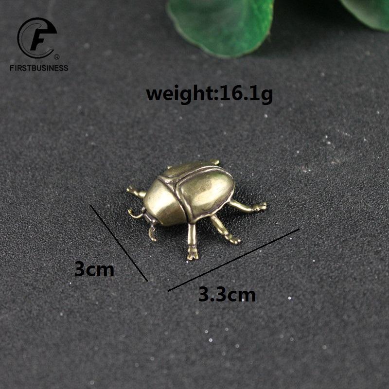 Soild Brass Cricket Figurines Miniatures Desktop Ornaments Tricky Spoof Insect Toy Retro Animal Small Statue Crafts Decorations