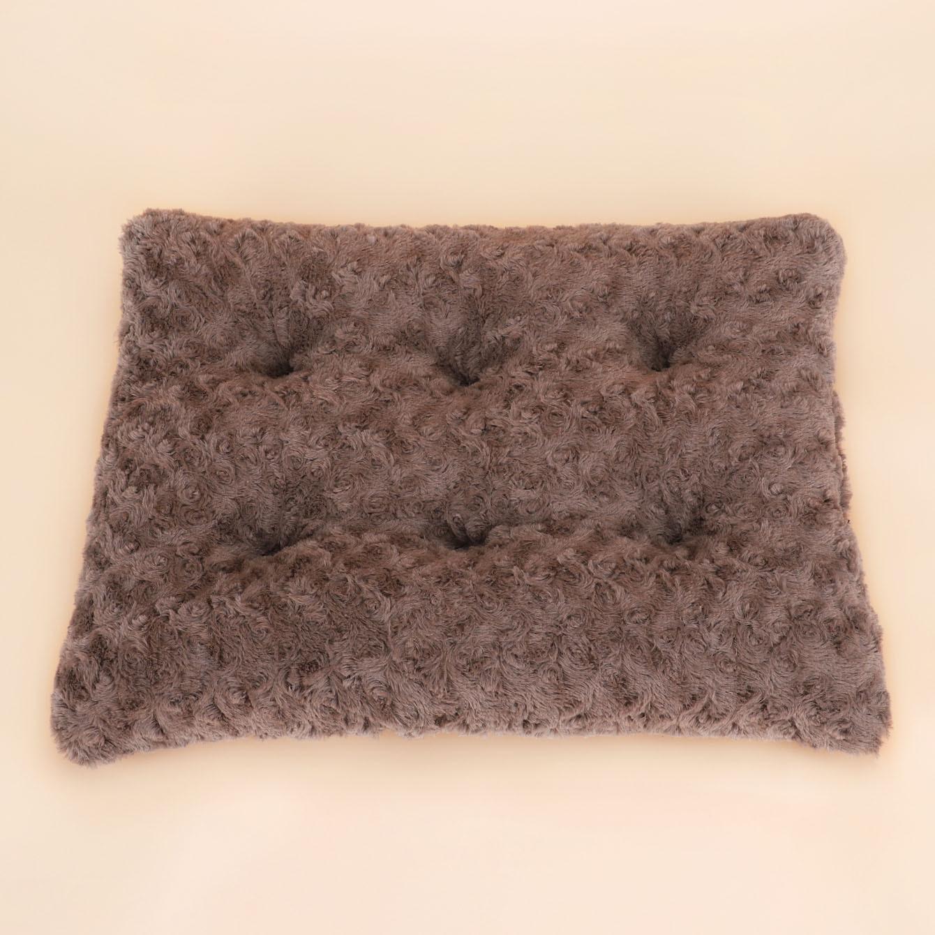 

Коврик для кошачьей будки розовый плюшевый матрас для домашних животных золотистый ретривер нескользящий зимний теплый для маленьких и средних собак XS：40*30*4CM