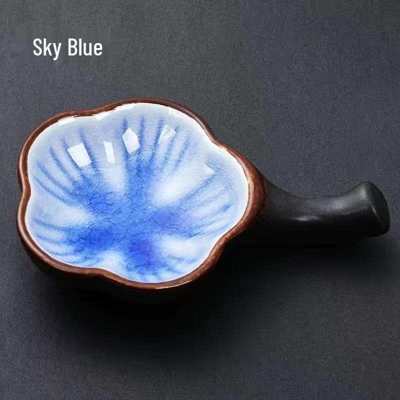 Ceramic Ink Butterfly Multifunctional Pen Rest and Ink Holder - Easy to Clean Water Dish Inkstone for Scholars and Beginners.