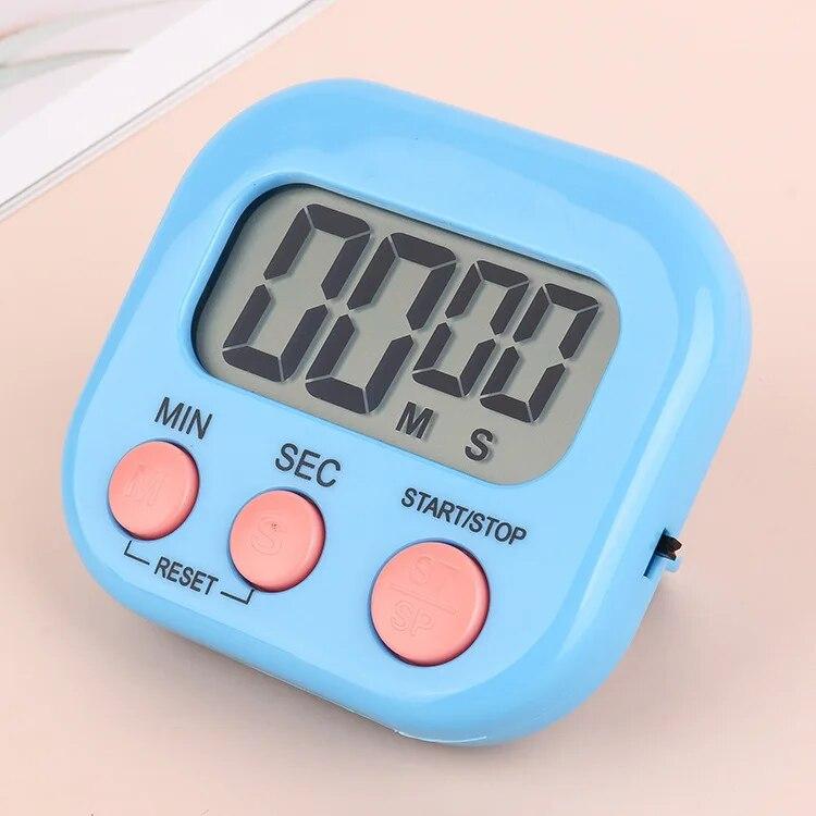 Multifunctional Magnetic Digital Kitchen Timer Clock Loud Alarm LED Display for Cooking Shower Baking Stopwatch Tools Gadgets