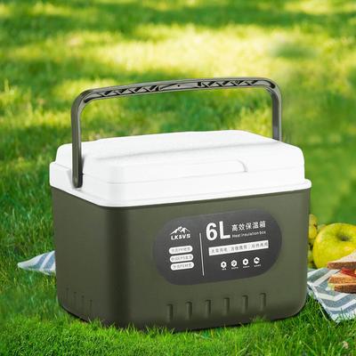 Kempingový chladiaci box 6L Termobox Prenosná vonkajšia chladnička Chladiaci box na ľad Piknikový udržiavač čerstvosti pre kemping