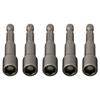 Nut Hex Socket Screw Roofing Setter Tech Tek Tool 5Pcs 8 Cladding Drill Driver Magnetic Hot Sale New Practical