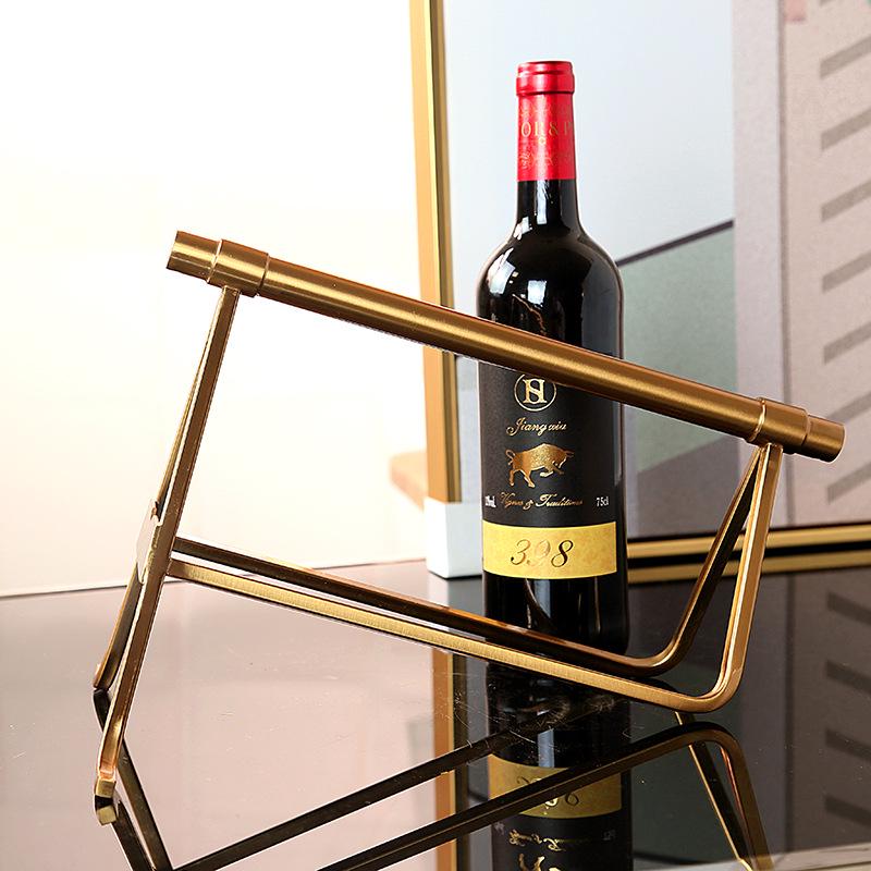 

Європейська легка розкішна золота винна стійка сімейна прикраса