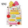 Child Drawing Board First Day of School Sign, Reusable Wooden Chalkboard Sign for Kids, Back Message Center to Decorations Supplies Kindergarten