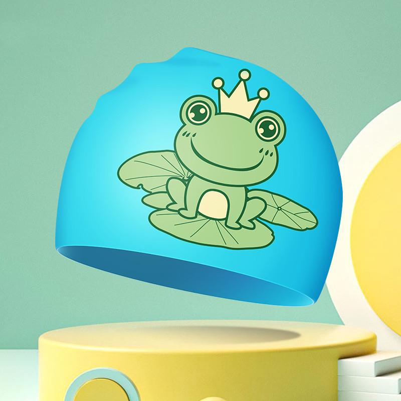 Kids Swimming Caps Cartoon Swimming Cap for Boys and Girls Adult Bear Printed Swim Caps for Women Swim Cap Swimming Accessories