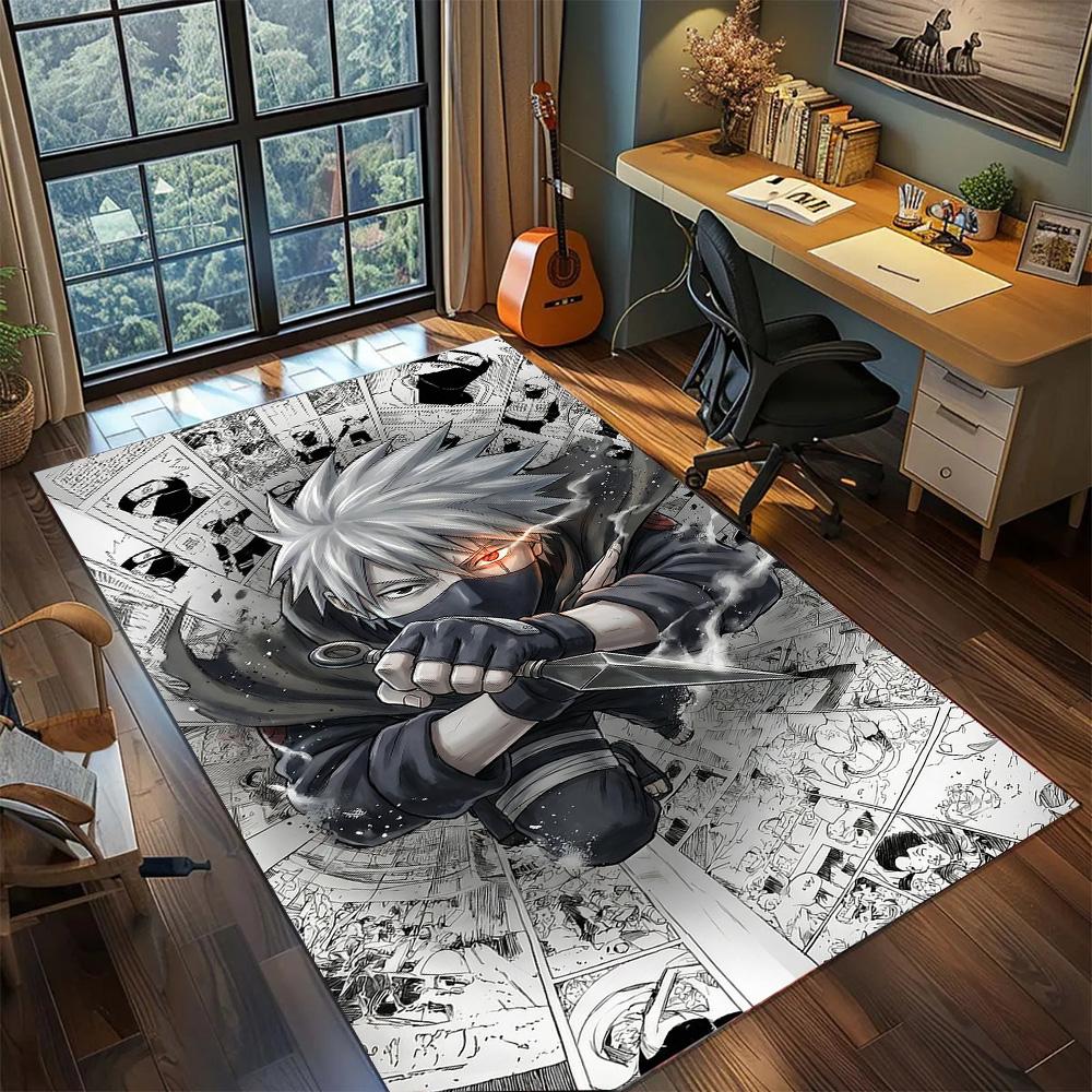 

Naruto Floor Mat Big Space Home, Non Slip Washable Large Area Carpet Rug Gamer Bedroom Decor.-TING 60x90cm