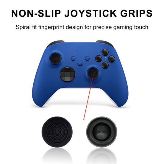 10Pcs Thumb Grip Caps with Non-slip Texture Wear Resistant Scratch-proof Easy Installation Joystick Covers for Xbox Series S/X