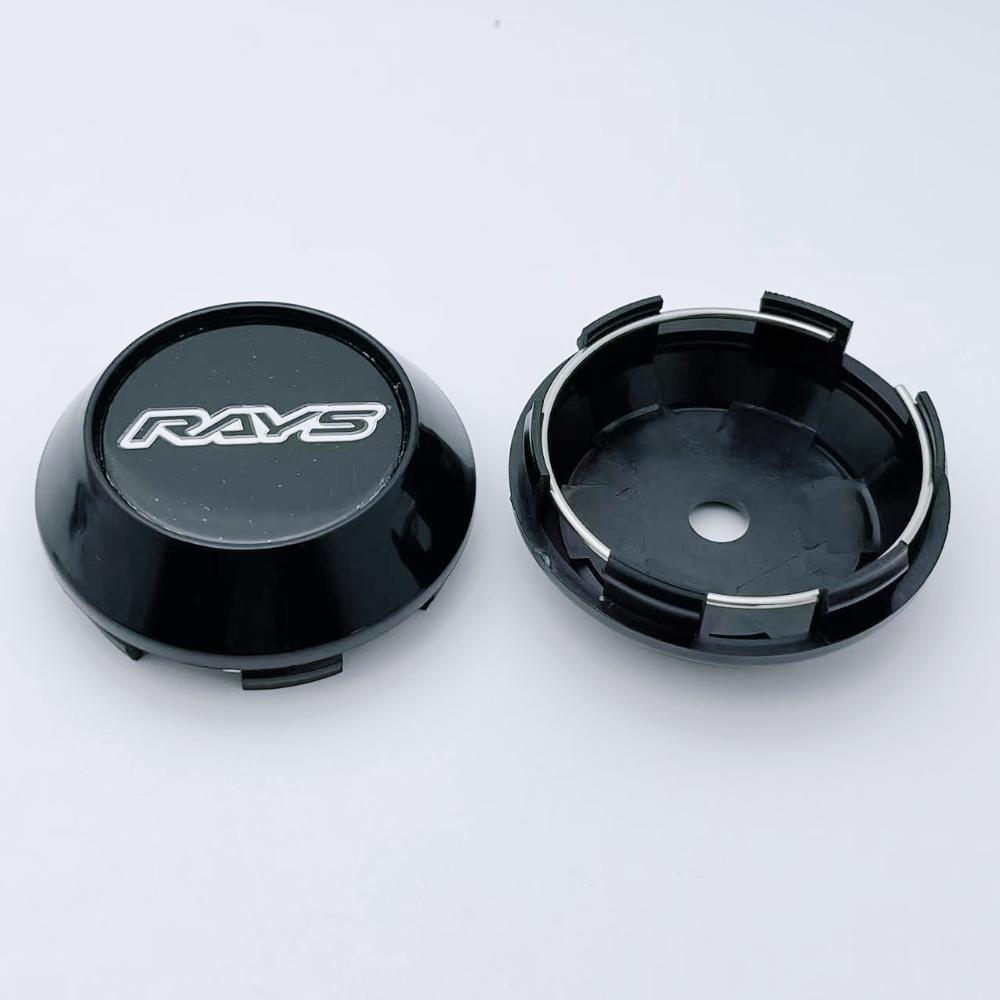 4pcs 60mm 64mm 65mm 68mm 69mm Rays Logo Emblem Car Wheel Center Caps Accessories for RAYS Wheels Hub Rim Hubcaps Cover Replace