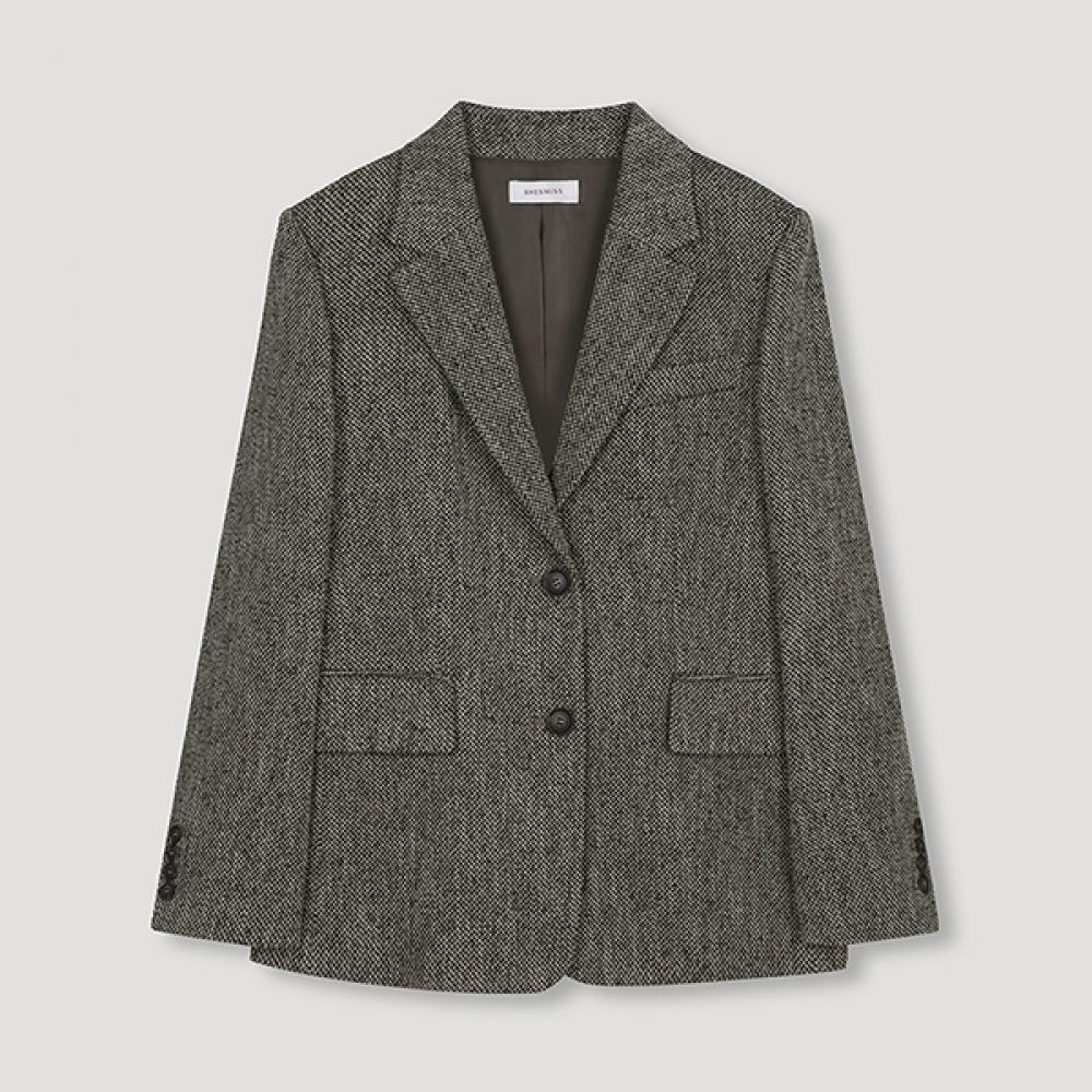 

She S miSS Пиджак с двумя пуговицами в елочку Swwjkn31050 Mk melange khaki/55