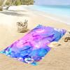 Galaxy Uni-horse Print Beach Towel, Large Soft Quick Dry Towel for Beach Camping Swimming