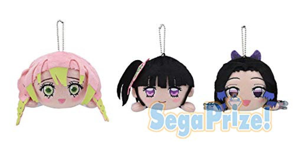 Sega Demon Slayer Extra Lying Down Plush Toy Set of 3 Vol.3