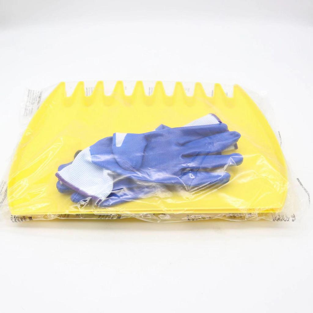 Outdoor Garden Leaf Rake Clamps - Plastic Tools for Collecting and Tidying Fallen Leaves