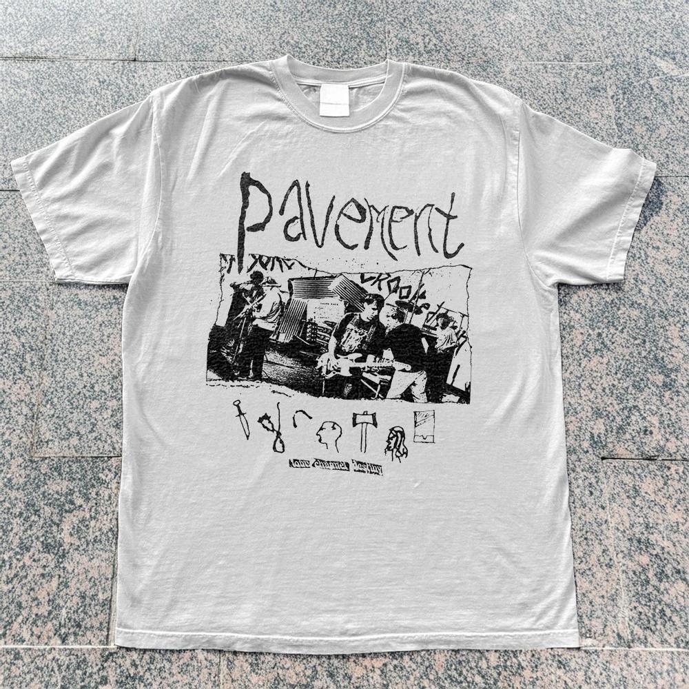 NEW! Pavement band shirt Album White T-shirt Size S-