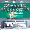 Cartoon Boobaed birthday  Photography Backdrop Customizable Happy Birthday Party Decoration Children Photo Background Gifts