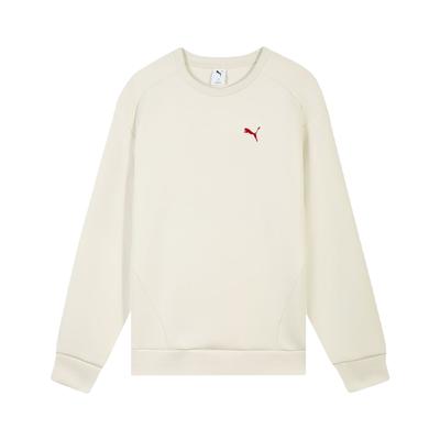 Puma Fw25 Mfo D Crew Sweat Loose Fit Raglan Sleeve Round Neck Sweatshirt Unisex Sweatshirt 695004-87