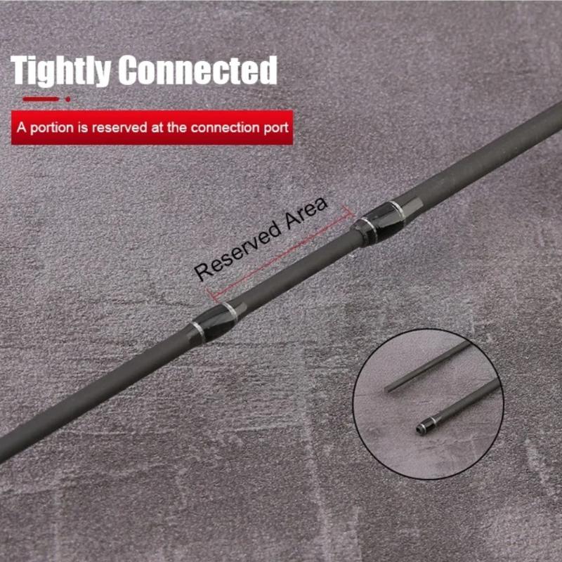 Quick-Adjust Lure Rod Small Bait Finesse System UL Spinning Casting Fishing Rod Carbon Fiber Ultralight 2 Pieces 1.68-1.8m 1-8g For Trout Fishing Rod