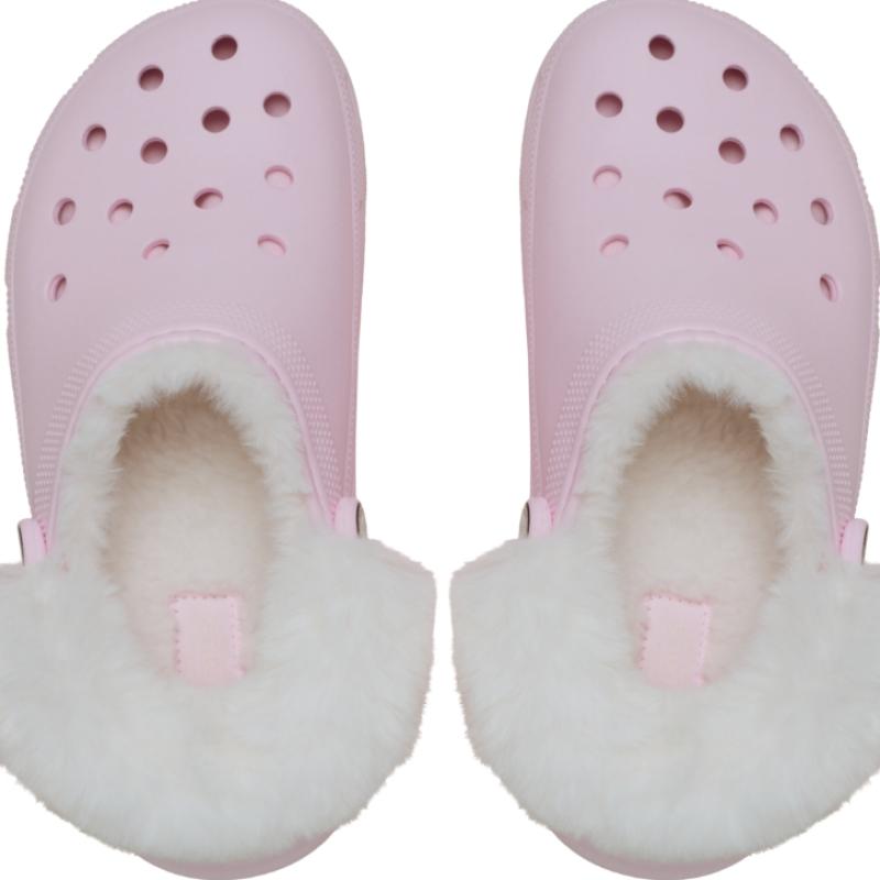 Crocs Classic Platform Fuzz Lined Clogs 212854 6zw