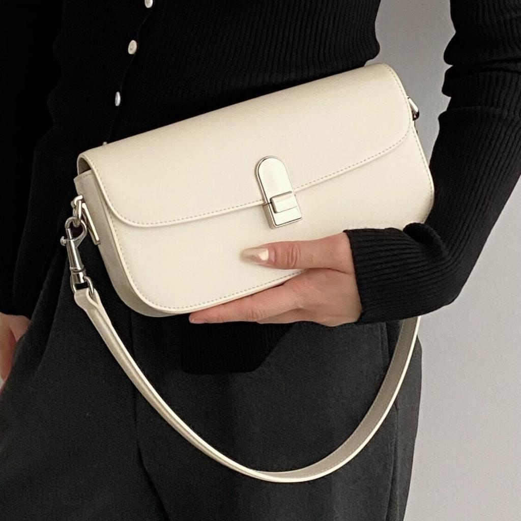 Premium leichte Luxus-Nischen-braune Achseltasche Damen 2025 neu Pendler Schulter Crossbody kleine quadratische Tasche Sommer