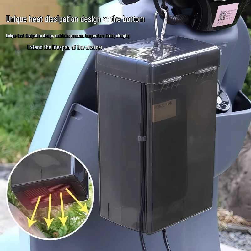 Universal Waterproof EV Charger Cover with Heat Dissipation for Car Battery Storage