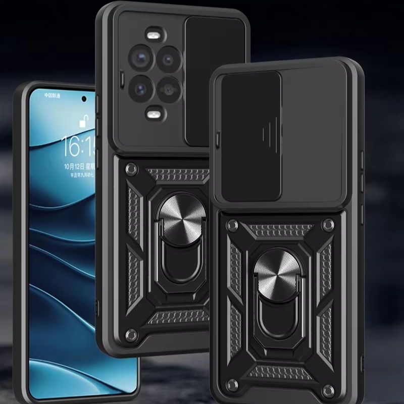 Armor Ring Stand Funda For Huawei Nova 13 Pro Nova 13 5G Case Shockproof Slide Lens Protect Phone Cover for Nova13 Nova13Pro