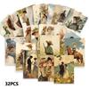 32pcs, Anne of Green Gables series postcards, suitable for birthday/anniversary gifts, collectible, giftable, and mailable.