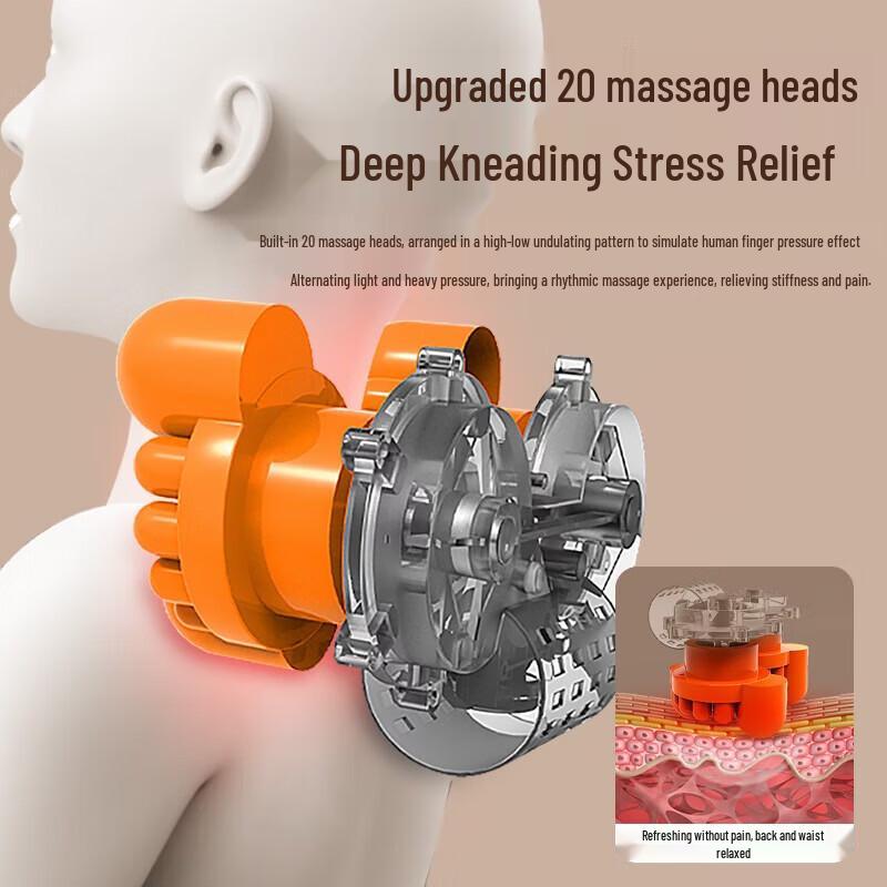 AUX Smart Neck and Shoulder Massager with Heat CN plug (adapter included)