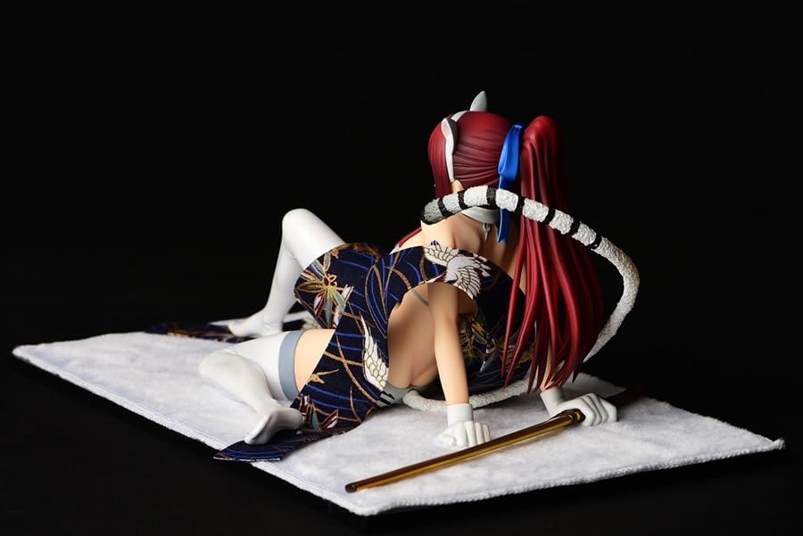 Orca Toys FAIRY TAIL Erza Scarlet White Eagle Gravure Style Scale Painted PVC Approximately 250mm In Length 1/6 Figure,