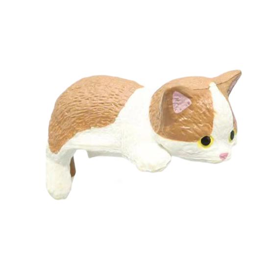 Car Ornament Lightweight Mini Cat Figurine Computer Monitor Office Desk Decoration Car Dashboard Accessories