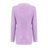 2025 Winter Loose Batwing Sleeve Plus Size Cardigan - Solid Color Knitted Sweater for Women