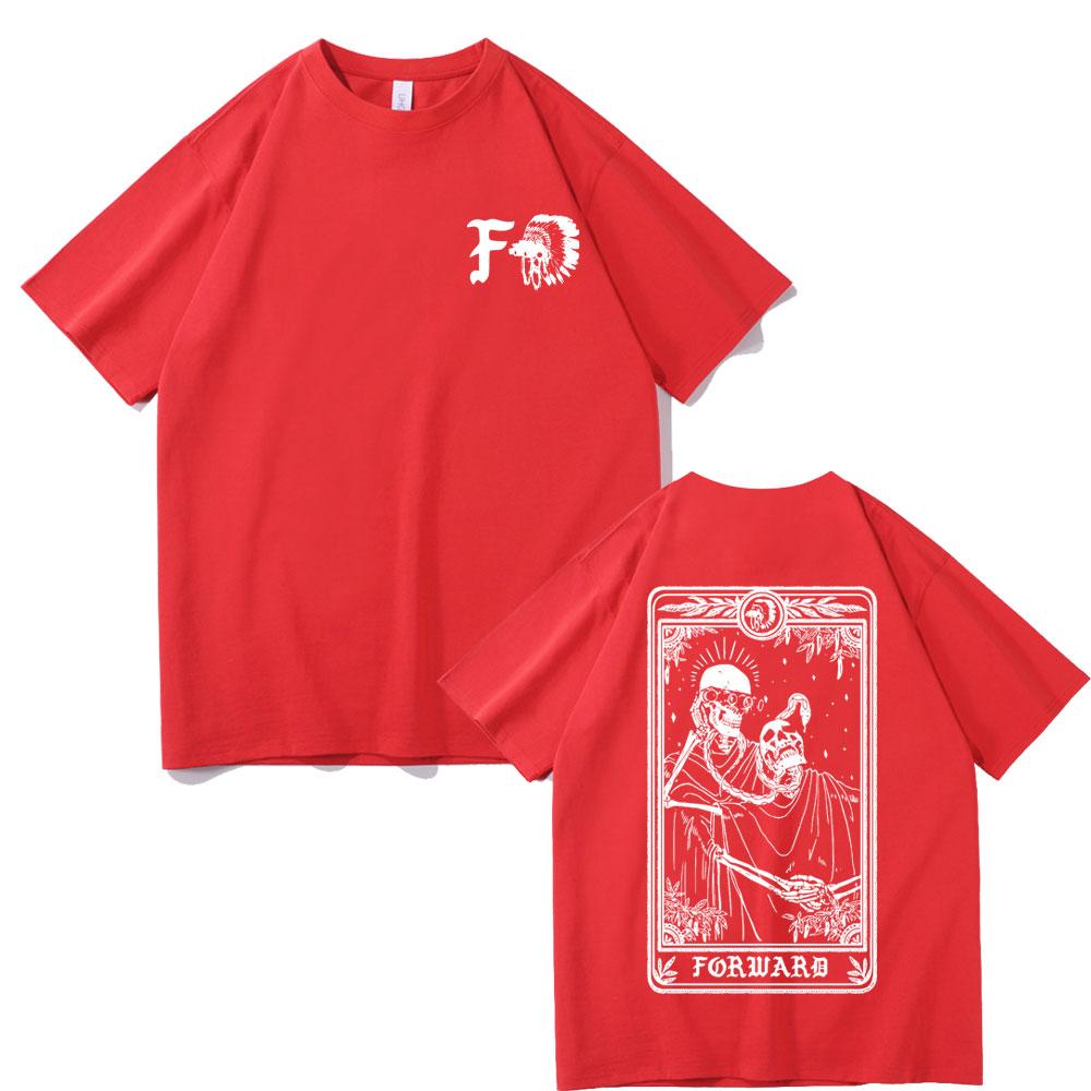 Forward Observations Group Skelett Grafik T-Shirt Herren Rock Oversized T-Shirts Unisex Mode Streetwear Unisex Damen Gothic T-Shirt