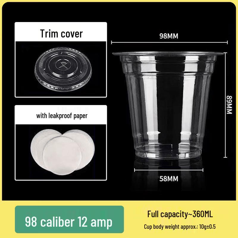 Disposable Plastic Coffee & Beverage Cups with Lids