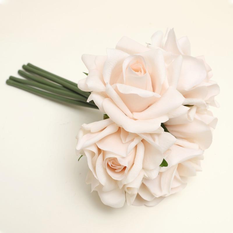 

High-end feel moisturizing simulation rose home decoration window photography props ornament fake flower