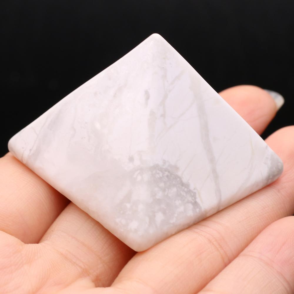 1Pc Reiki Healing Crystal Pyramid Ornament Decoration Energy Natural Stone Quartz Agate Amethyst Jade Gemstone Home Decor Jewelry Mini Furnishings 4cm